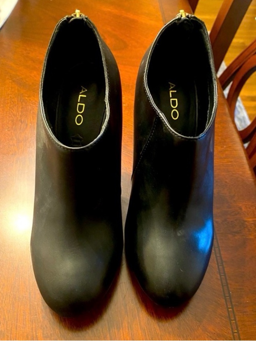 Aldo Black Ankle Boots